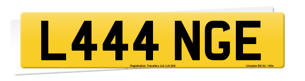 Registration number L444 NGE